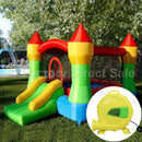Inflatable Bounce House Jumper with Slide & 480 W Blower by LJGDeals