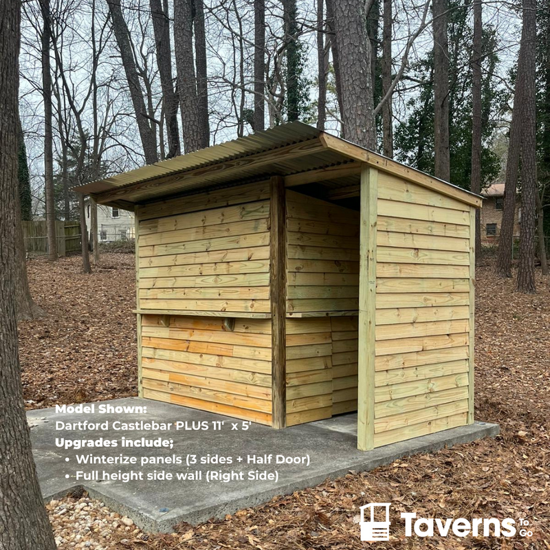 Full-Height Side Wall for Temple Bar, Castlebar, Dunbar or 7-Up