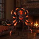 52 Inch Halloween Spider Decoration with 16 Flickering Warm White LEDs by LJGDeals