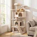 52 Inch Tall Cat Tree Tower for Indoor Cats by LJGDeals