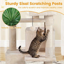 52 Inch Tall Cat Tree Tower for Indoor Cats by LJGDeals