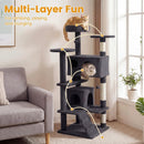 52 Inch Tall Cat Tree Tower for Indoor Cats by LJGDeals