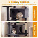 52 Inch Tall Cat Tree Tower for Indoor Cats by LJGDeals