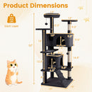 52 Inch Tall Cat Tree Tower for Indoor Cats