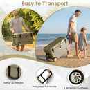 52 Quart Portable Hard Cooler with 6-Day Ice Retention and Wheels by LJGDeals