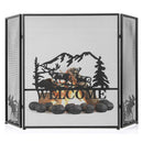 52 x 31 Inch Fireplace Screen by DirectDeals