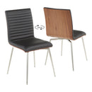 Mason - Contemporary Dining Chair (Set of 2) With Swivel by HouseOfZazla