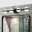30" Black Minimalist LED Bathroom Vanity Light