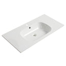 36 Inch Wall Mounted Bathroom Vanity With Gel Sink