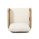 Set of 2 Outdoor Acacia Wood Patio Club Chairs by HouseOfZazla