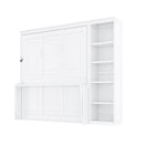 Sturdy Murphy Bed With Desk And Bookshelf