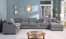 Celine - Fabric Corner Sectional Sofa With Right-Facing Chaise, Cupholders, And Charging Ports by HouseOfZazla