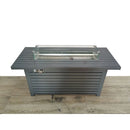 Outdoor Gas Fire Pit Table With Durable Construction And Lid - Gray by HouseOfZazla
