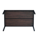 55.1" Dining Table - Walnut color table top with black leg