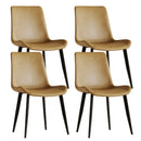 Modern Dining Chair With Carbon Steel Legs by Unique Piece Furniture