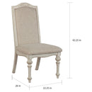 Elegant Dining Set Round Table And Side Chairs by HouseOfZazla