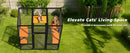 62.6" Solid Wood Pet Enclosure