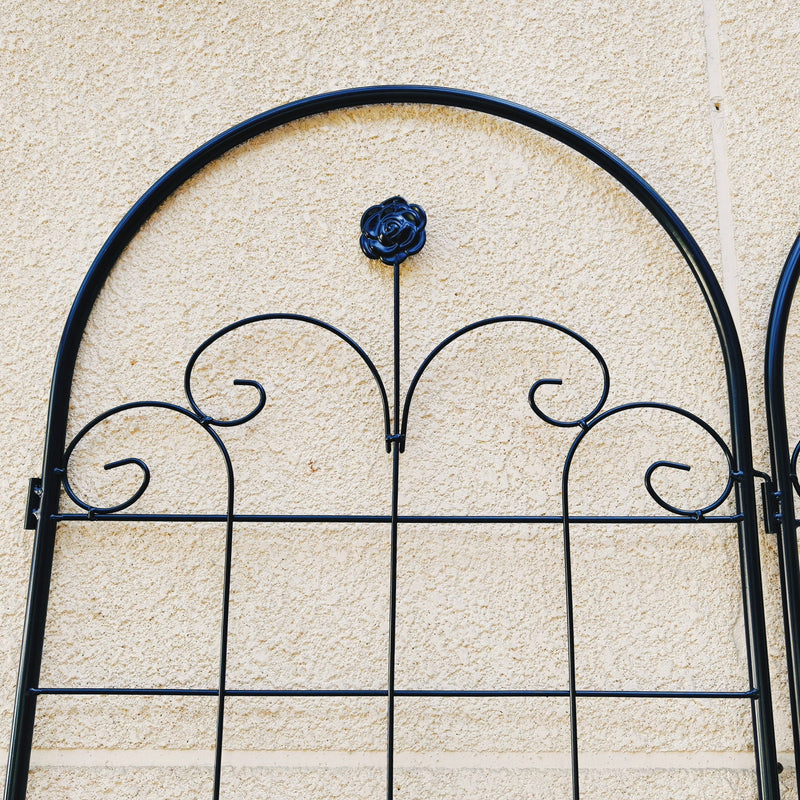 4 Pack Metal Garden Trellis for Climbing Plants, photo 9 of 10
