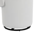Barrel Chair With Built In Storage, 360° Swivel - Beige by HouseOfZazla