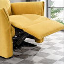 Suede Recliner Chair - Dark Yellow by Unique Piece Furniture