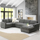 117.5" U-Shaped Sectional Sofa