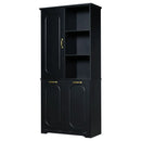 Freestanding Tall Storage Cabinet With 2 Tilt-Out Hampers by HouseOfZazla