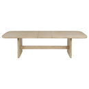 Kailani 10-piece Wood Dining Set with Sideboard Beige Oak
