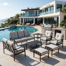 Patio Furniture Set with Coffee Table and Cushions for Backyard by HouseOfZazla