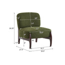Modern Boucle Lounge Chair With Solid Wood Frame by HouseOfZazla
