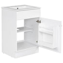 Bathroom Vanity With Sink, Cabinet With Adjustable Shelf by HouseOfZazla
