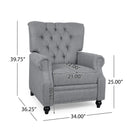 Welch - Contemporary Tufted Pushback Recliner by Unique Piece Furniture