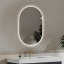 Smart Wall Mounted LED Touch Screen Mirror With Anti-Fog Function And Adjustable Lighting by Unique Piece Furniture