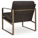 Bradett - Accent Chair - Dark Brown / Gold Finish by Unique Piece Furniture