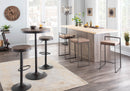 Dakota - Industrial Design Adjustable Barstool (Set of 2) by HouseOfZazla