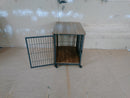 27.2" Dog Crate Furniture with Wheels for Small Dogs