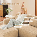 U-Shaped Boneless Sofa