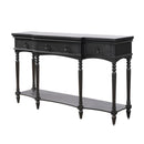 Retro Console Table With 3 Soft Close Drawers by HouseOfZazla
