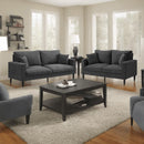 Modern Upholstered 2 Piece Sofa Set With 3 Seater And 2 Seater by Unique Piece Furniture