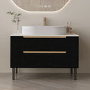 36 Inch Bathroom Vanity with Ceramic Integrated Sink & Soft-Close Drawers