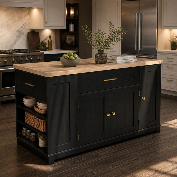 52" Kitchen Island Cabinet with Storage, photo 2 of 10