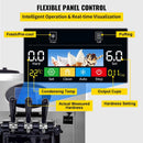 53" Freestanding 3-Flavors Commercial Soft Serve Yogurt Ice Cream Machine Maker With Auto Clean (SAK74031)