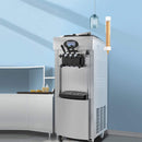 53" Freestanding 3-Flavors Commercial Soft Serve Yogurt Ice Cream Machine Maker With Auto Clean (SAK74031)