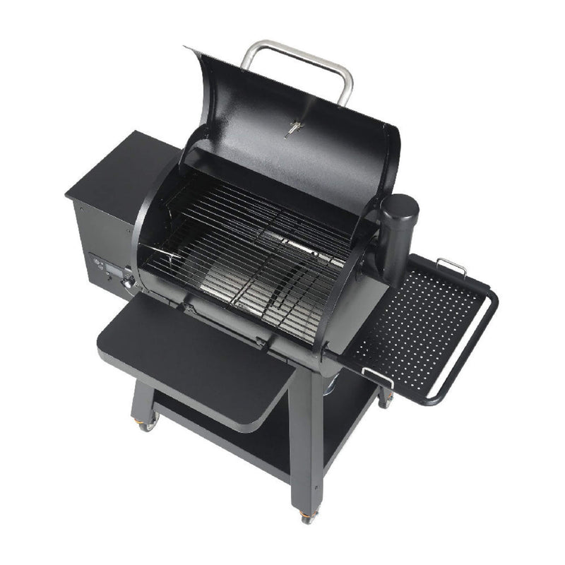 53" Heavy Duty Portable Wood Pellet BBQ Grill With Cart (SAK93641)