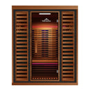 Peak Saunas Matterhorn Luxury 3-Person Full Spectrum Infrared Sauna with Two XL Medical-Grade Red Light Therapy Panels & Smart WiFi App Control