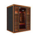 Peak Saunas Matterhorn Luxury 3-Person Full Spectrum Infrared Sauna with Two XL Medical-Grade Red Light Therapy Panels & Smart WiFi App Control