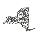 New York Map Metal Wall Art