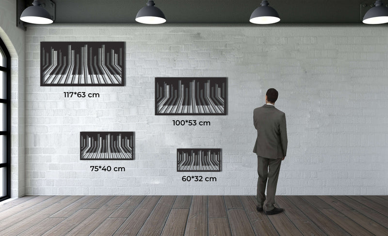 Piano Metal Wall Art
