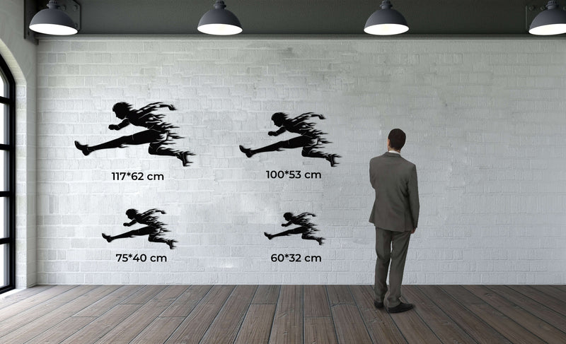 Sprinter Metal Wall Art