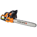 62Cc Gas Powered Chainsaw with 18" and 20" Aluminium Guide Bars by HouseOfZazla