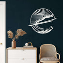 Ski Jumper Metal Wall Art